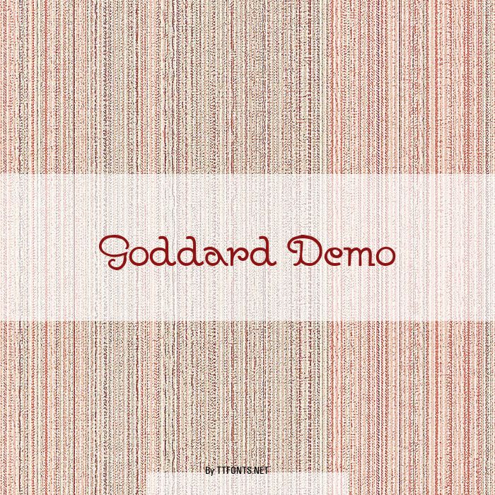 Goddard Demo example